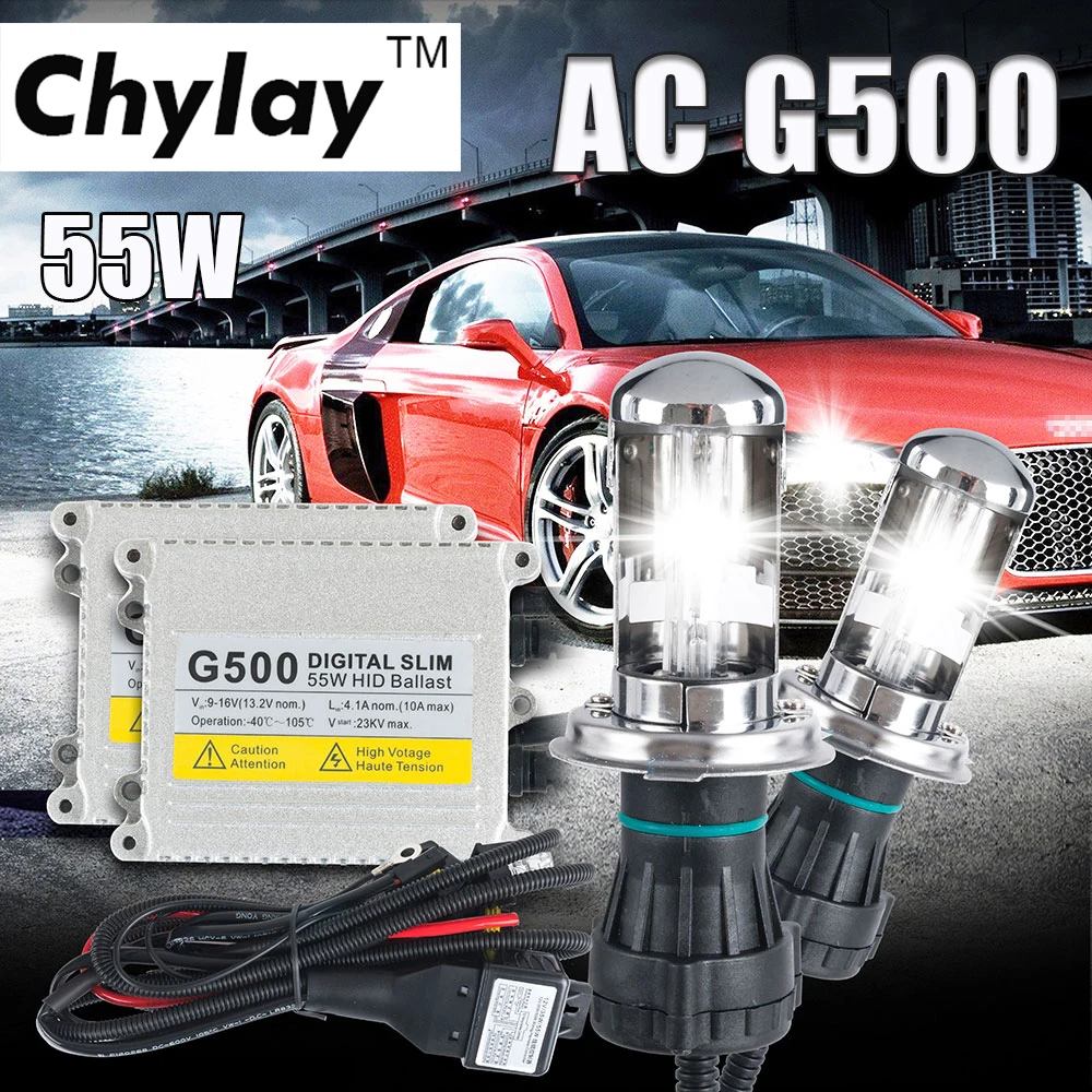 1 комплект h4 ксеноновые лампы G500 hid конверсионный H4 3 bi xenon луч 4300k 6000k 8000k hi низкий