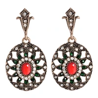 turkish jewelry unique wedding earrings for women vintage long drop punk gold ear clip femme hanging earrings gift brincos