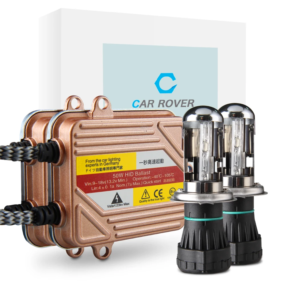 Автомобильный Rover H1 H3 H4 H7 H11 9005 9006 50 Вт Быстрый старт HID ксеноновый Комплект 5000k 6000k
