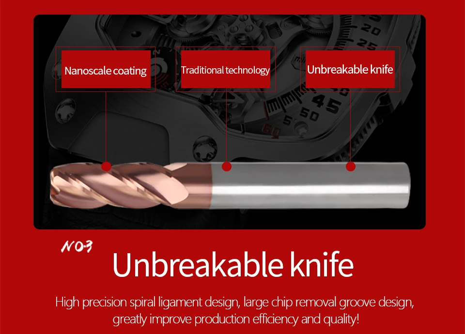 Augusttools Fresa cnc HRC60 4 Флейта концевая мельница сплав Карбид фрезерные инструменты Вольфрамовая сталь Фрезерный резак угловая закругленная Концевая мельница