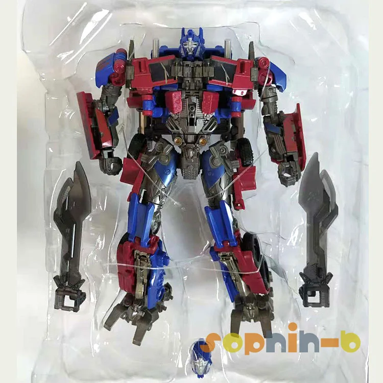 No Box Трансформированный Optimus Prime с металлическими частями SS05 MP10 MP01 SS38 TE01 KO рисунок светодиодный стенд - Цвет: No Box
