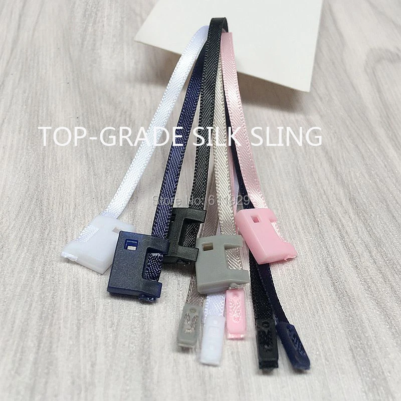 Free shipping top-grade silk sling/clothing tag string/hang thread/tag line/satin ribbon/silk cord 500 pcs a lot | Дом и сад