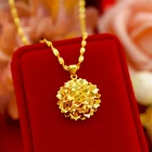 Женское ожерелье с подвеской в виде цветка, колье золотого цвета в африканском стиле, свадебное украшение, аксессуары для невесты, Подарочный чокер на день рождения