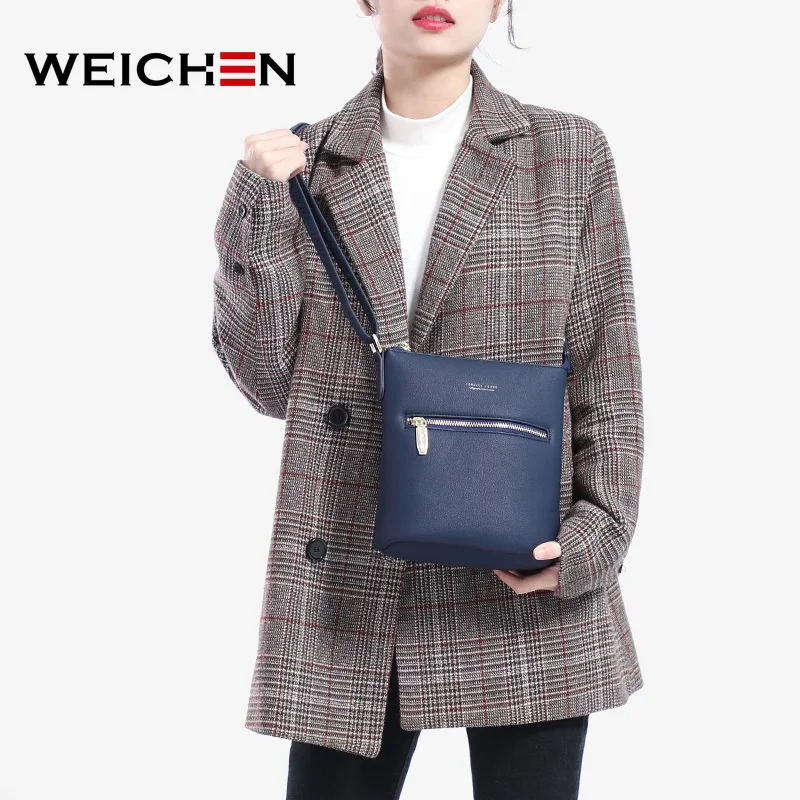 WEICHEN 2019 сумка на плечо женская маленькая сумка-мессенджер из мягкой