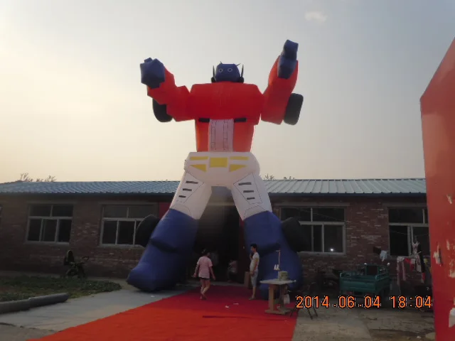 Гигантский портативный рекламный товар надувные трансформаторы воздушный шар