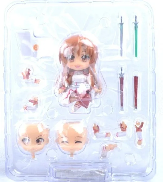 Аниме Sword Art Online Nendoroid 283 Yuuki Asuna BJD милые ПВХ Фигурки игрушки