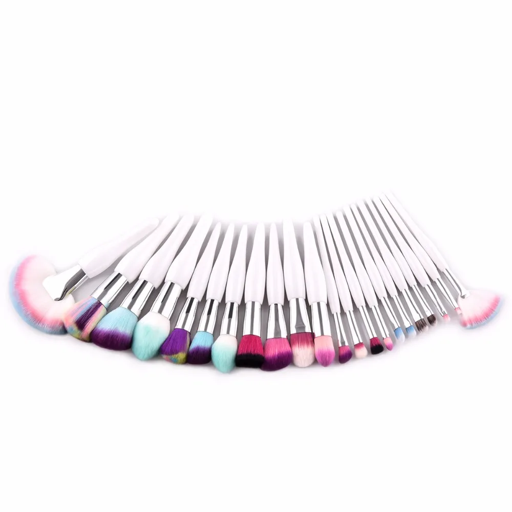 Pro 22pcs Makeup Brushes Set Kit Face Cheek Eyebrow Eyeshadow Blending Powder Highlight Brush Lip Cosmetics pincel de maquiagem | Красота и