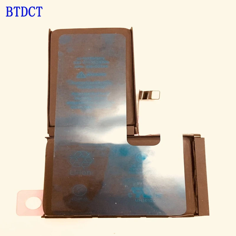 BTDCT Прямая продажа с фабрики для Iphone X ЗАМЕНА Емкость батареи 2716 мАч 0 цикл 100% тест 5