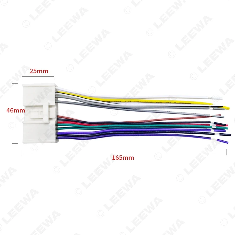 Адаптер LEEWA для кабеля питания Mazda 2 3 5 6 8 CX5 CX7 # CA1238|car radio harness adapters|harness adapterradio adapter |