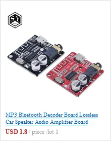 Bluetooth 4,2 TDA2030 15 Вт+ 15 Вт двухканальный усилитель доска модуль 10В-30В с радиатор автомобиля для USB Динамик, Портативный Динамик