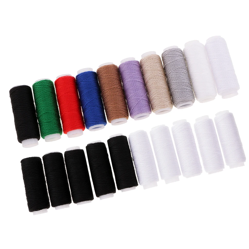 20 шт. полиэстер катушки ниток для шитья джинсов кожаное шитье ремонт Needlecrafts | Дом