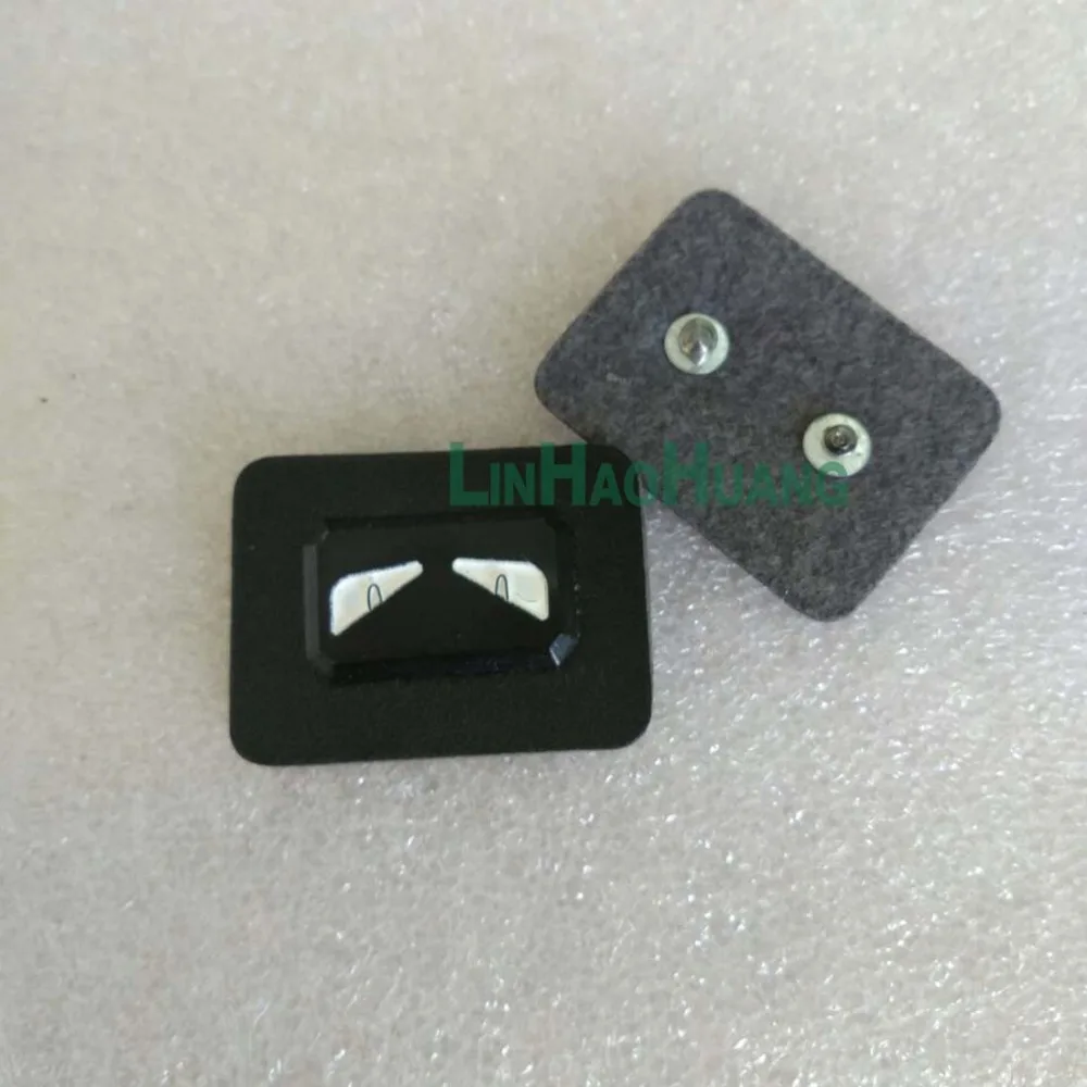 Значок из черной искусственной кожи 20 шт./лот нашивка на этикетке логотип