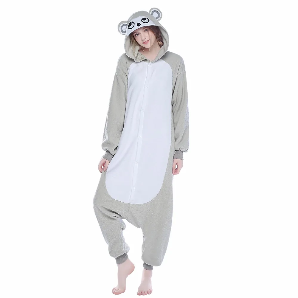 Новый Косплэй унисекс мультфильм обезьяна Комбинезоны пижамы Аниме костюм милый