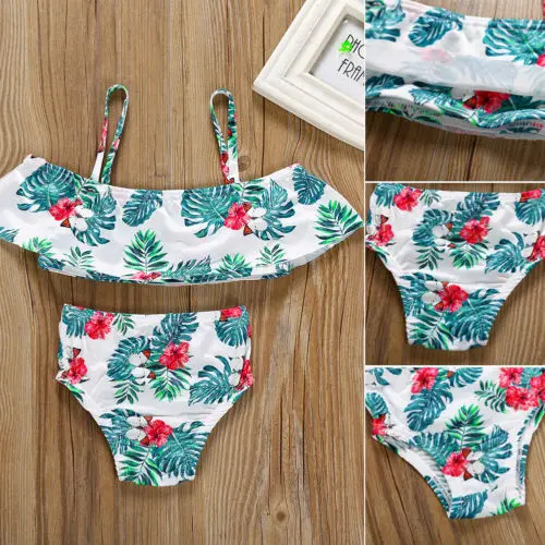 США для новорожденных детей Детский костюм пляжный комплект бикини | Спорт и