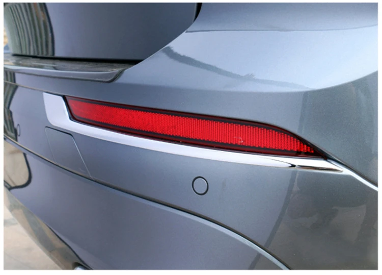 2 шт. хромированные наклейки на задние противотуманные фары для Volvo XC60 2018 |