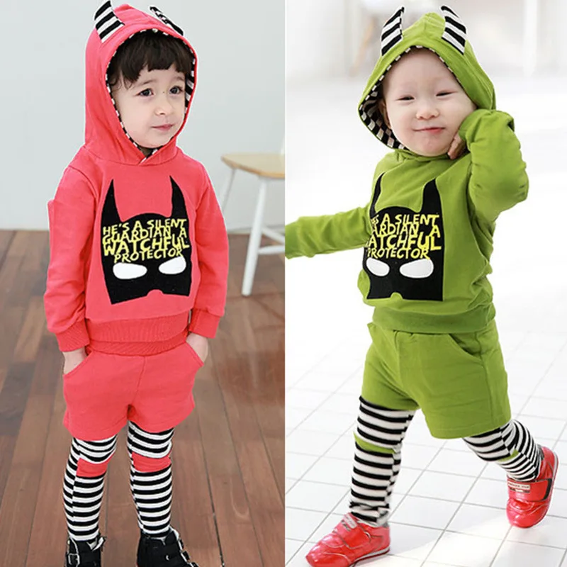 Free shipping piece/lot 2013 autumn children's boy and girl long-sleeve T-shirt with cat trousers set | Детская одежда и обувь