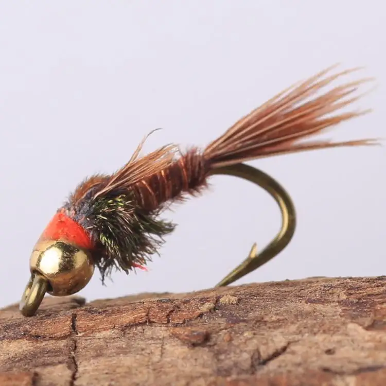 

3 шт. Maxway copper john fishing fly 12 # крючок mustad mwb015
