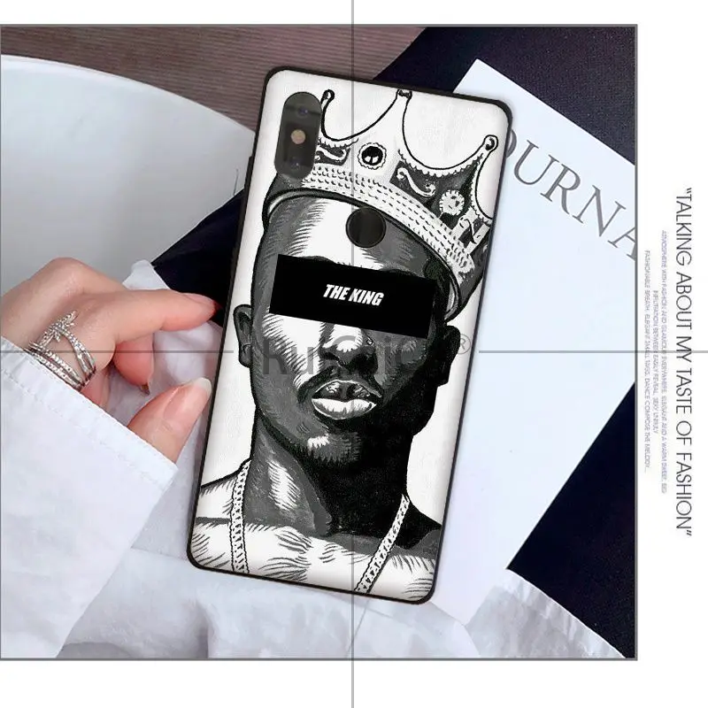 Ruicaica 2pac Tupac Amaru Shakur maveli Custom Photo мягкий чехол для телефона Xiaomi mi Mix 2 S 6 8 8SE Note 3 Red 5