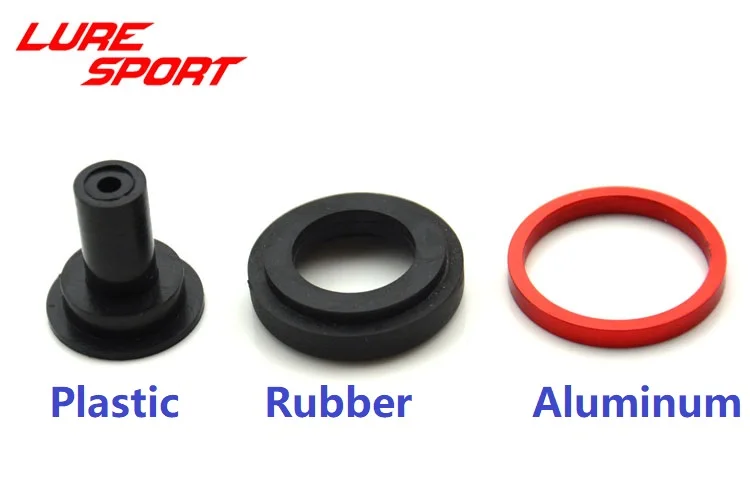 LureSport 6 шт. резиновый колпачок Контактное кольцо для проверки обмотки пластиковая Удочка строительный компонент для ремонта рыболовных полюсов DIY аксессуар