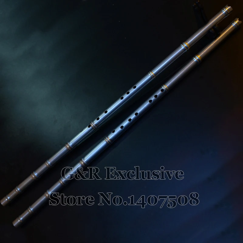 Китайская флейта из нержавеющей стали Xiao традиционный профессиональный