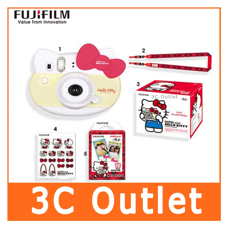 Мгновенная фотокамера Hello Kitty Fujifilm Instax Mini|instant photo camera|fujifilm instax mini instantfujifilm |
