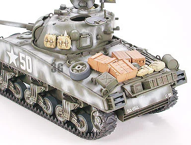 Военный танк в сборе США средний Танк M4A3 Шерман 75 мм пистолет поздняя версия 1:35 модели строительные комплекты Tamiya 35250