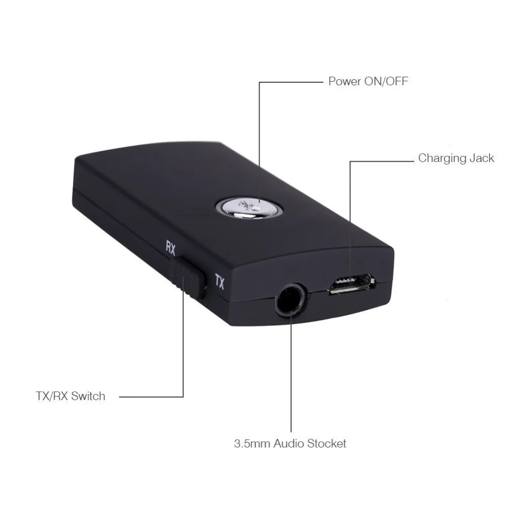 Bluetooth Transmitter and Receiver 2 in 1 For Speakers TV Audio Music Wireless & with 3.5mm Stereo Output | Электроника