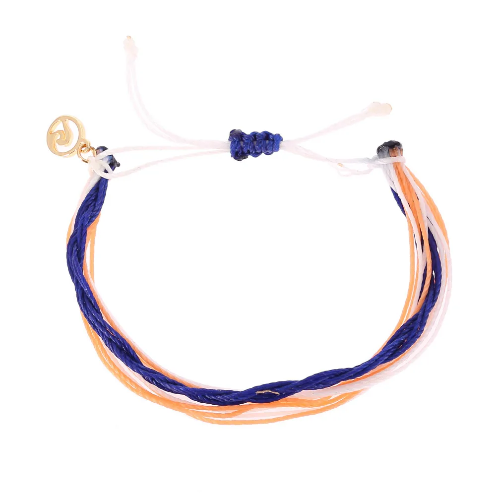 Handmade Wax String Water Proofing Bracelet Women Friendship Adjustable Size Homme Waterproof Beach Surf | Украшения и аксессуары