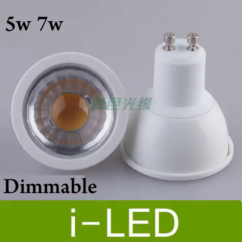 Новый led COB 5 Вт 7 светодиодные прожекторы лампа 60 угол GU10 E27 E11 Диммируемые лампы AC