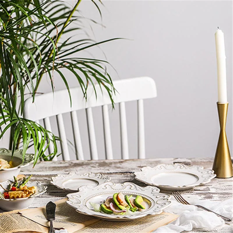 Тарелка керамическая тарелка рождественские тарелки суповая миска для десерта