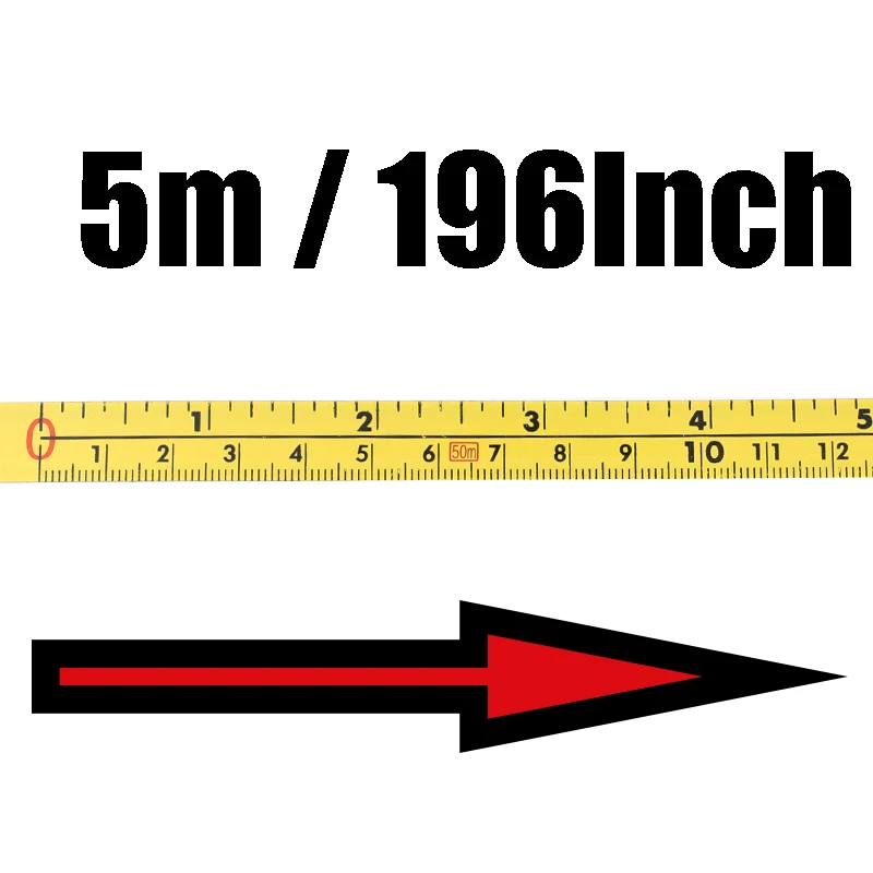 INCH-5M Торцовочная пила, самоклеящаяся рулетка, ширина 0,5 дюйма и метрическая стальная линейка, торцовочная пила, весы для настольной пилы, фрезерный станок, настольный верстак - Цвет: INCH-5M