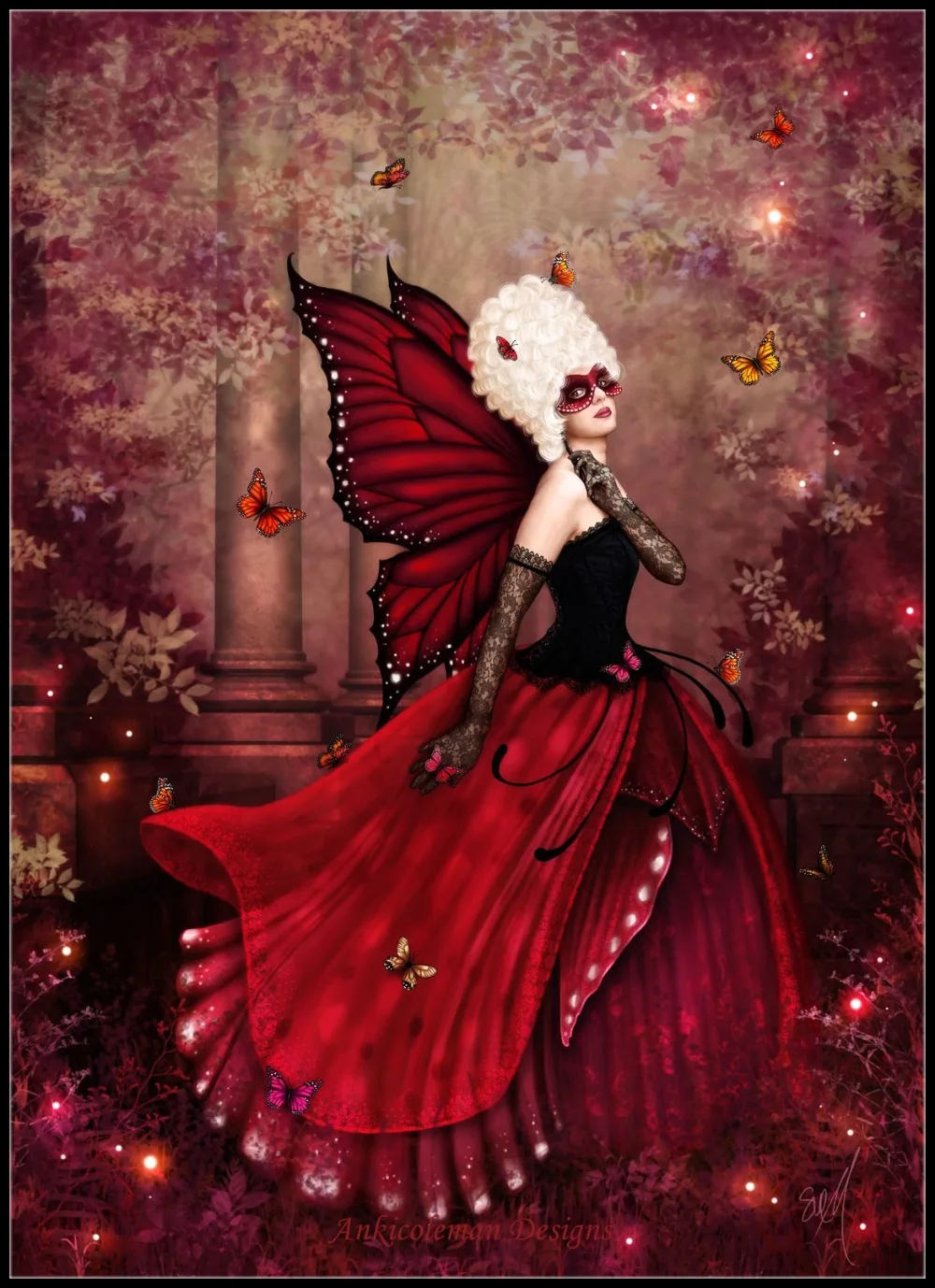 

Embroidery Counted Cross Stitch Kits Needlework - Crafts 14 ct DMC DIY Arts Handmade Decor - Madame Butterfly