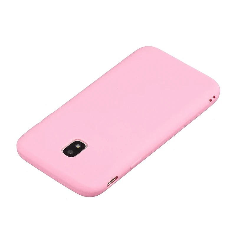 Rubber Silicone Back Cover For Samsung Galaxy J7 2017 J730 Case Candy Color Soft TPU Pro | Мобильные телефоны и