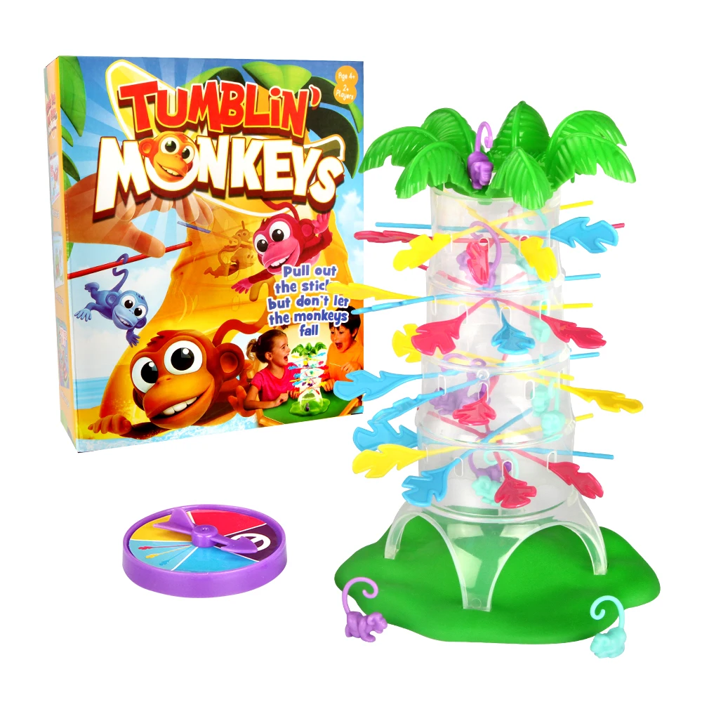 Tumblin обезьяна падающая настольная игра мастерство и сенсорные игрушки