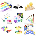 Вращающаяся губка для рисования, 16 шт., Детские кисти для рисования, ручка для творчества, губка для цветов, кисти для граффити, инструмент для рисования, развивающая игрушка