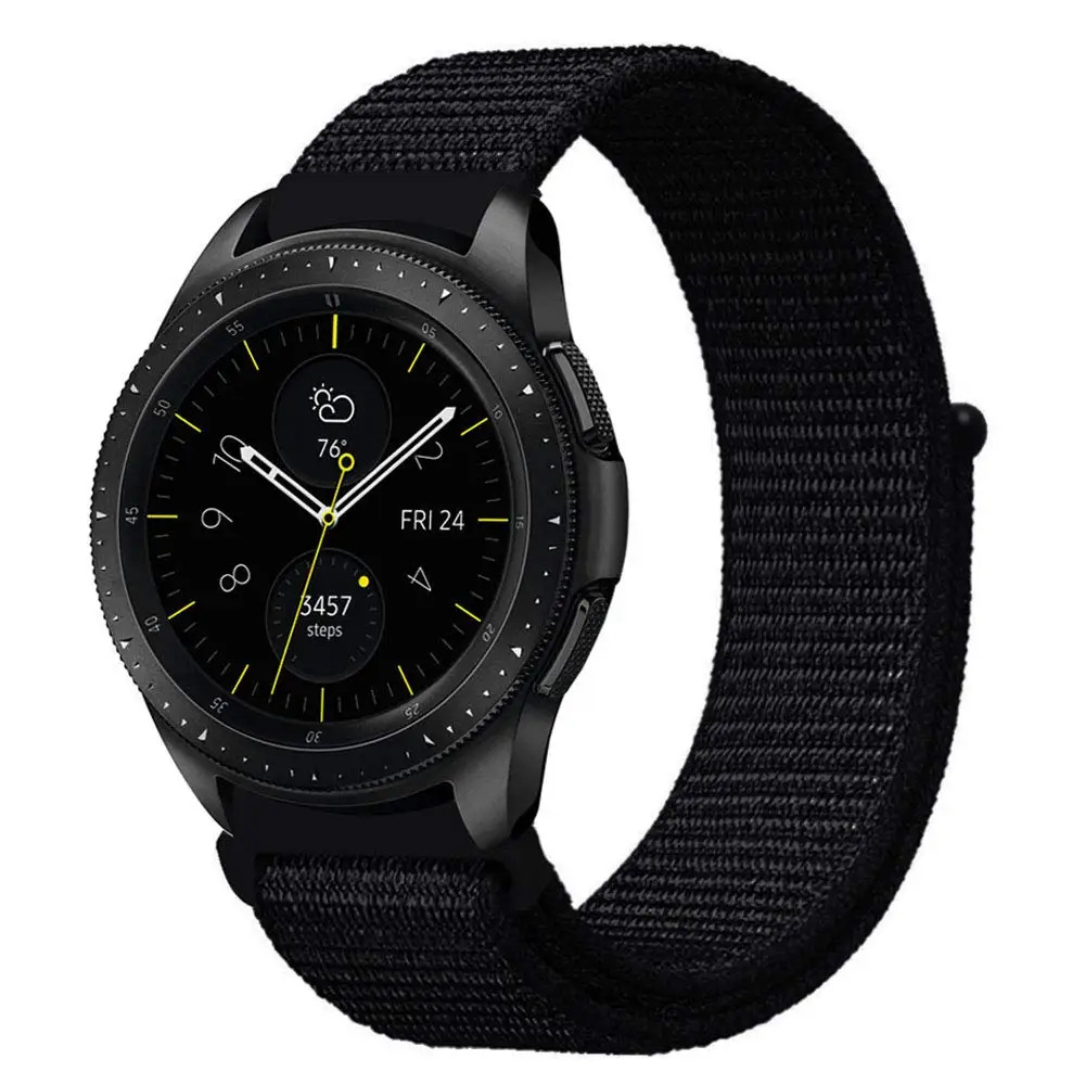 20 мм 22 мм нейлоновый ремешок для спортивных часов для samsung Galaxy Watch Active 46 мм 42 мм магнитный браслет для huawei Watch GT браслет