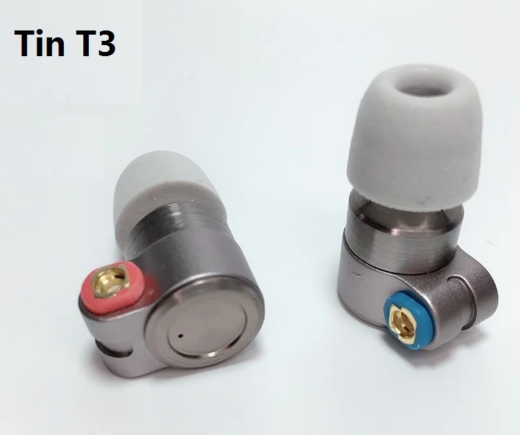 TinHIFI оловянный аудио T3 в ухо наушники 1DD+ 1BA Ноулз Гибридный привод HiFi наушники металлические 3,5 мм наушники MMCX съемная гарнитура