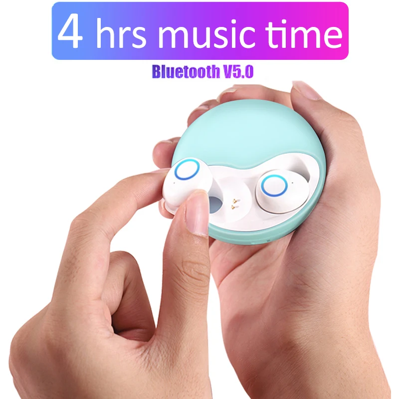Модная мини гарнитура TWS Bluetooth 5 0 водонепроницаемые Беспроводные стереонаушники