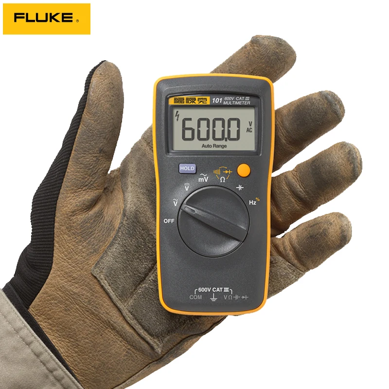 FLUKE 101 Portable Handheld Digital Multimeter Tester F101 15B Smaller Version| |