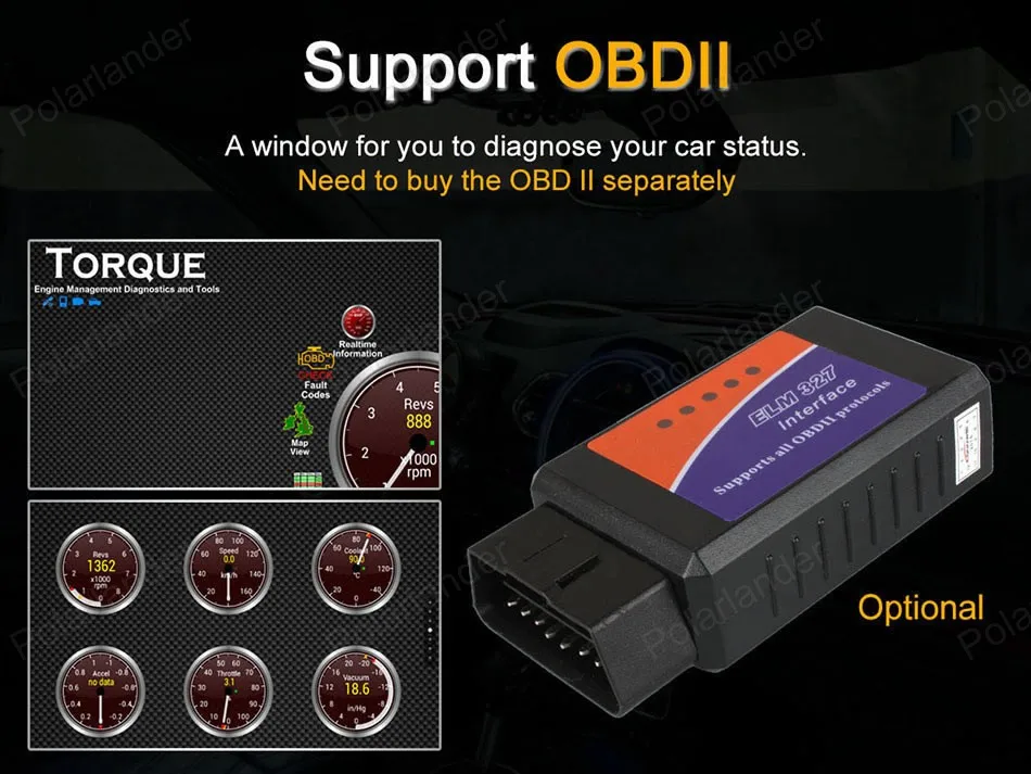 Android4.4 автомобильный DVD FM AM радио Поддержка BT GPS 3G WiFi OBDII DVR DAB + RDS TPMS задняя камера