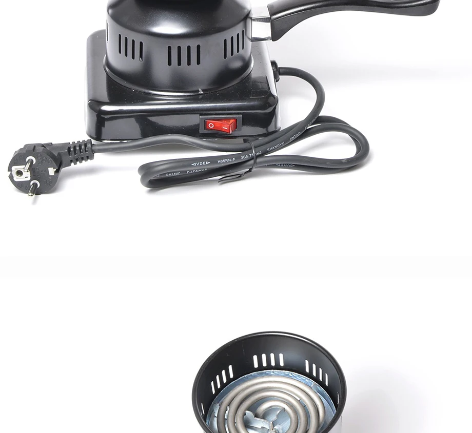 EU, US plug 220 V 600 w черный уголь для кальяна горелки нагреватель нагревательная конфорка для Чича наргуил кальян инструмент из древесного угля