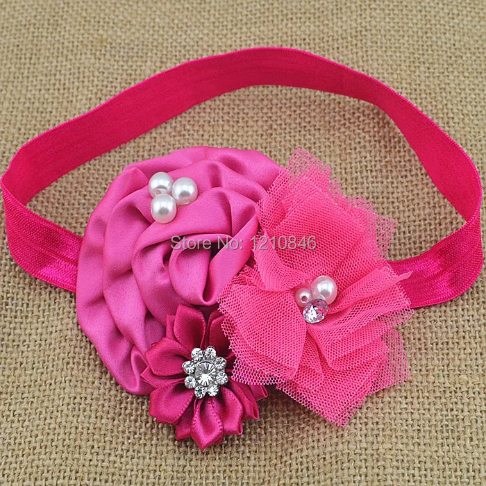 

New Style Beautiful Headband Hairband Girls Flowers Headbands Kids' Hair Accessories Christmas Gift