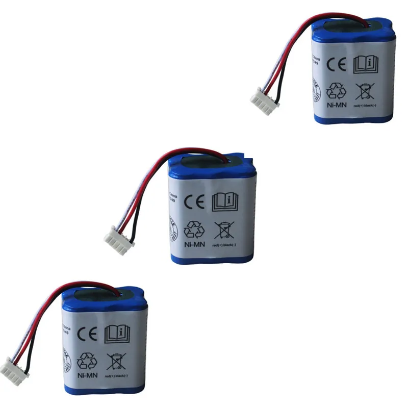3 шт. аккумулятор для пылесоса iRobot Braava 380 380T Mint 5200 5200C Robot 7 2 V 2500mAh Ni MH аккумуляторная