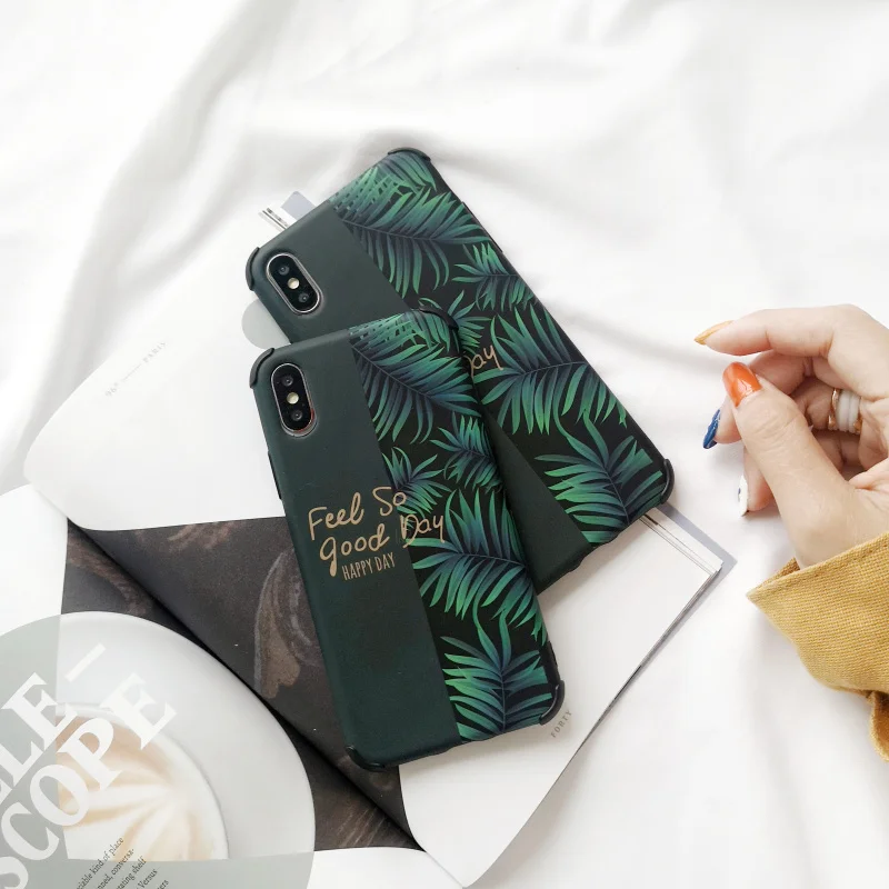 Матовый Ударопрочный Мягкий чехол для телефона iphone11 Pro Max XR XS MAX 6 7 8plus X, чехол с буквенным принтом в виде банана