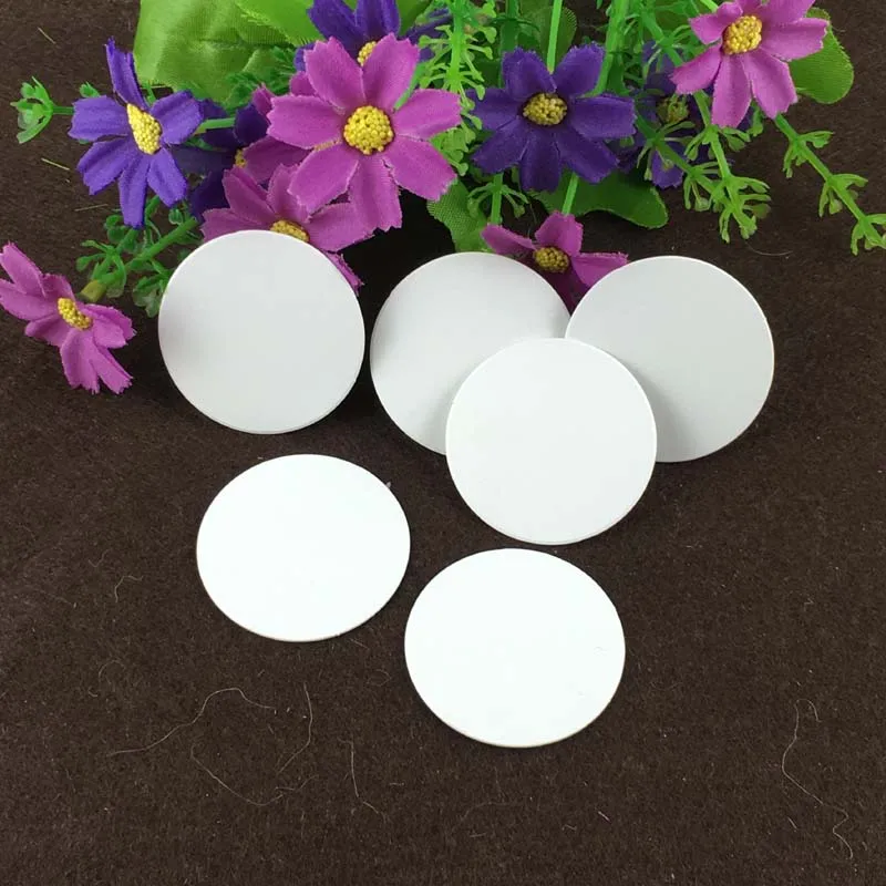 100pcs/lot Diameter 4cm Round Simple Style Brown White Blank Paper Tags for Garment Gift Box Bags Package Decoration Hang | Дом и сад