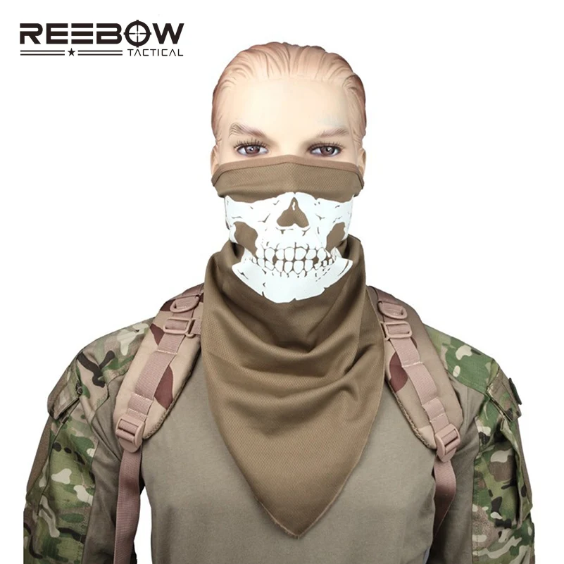 Военная Тактическая Маска с черепом призрак светящийся светоотражающий