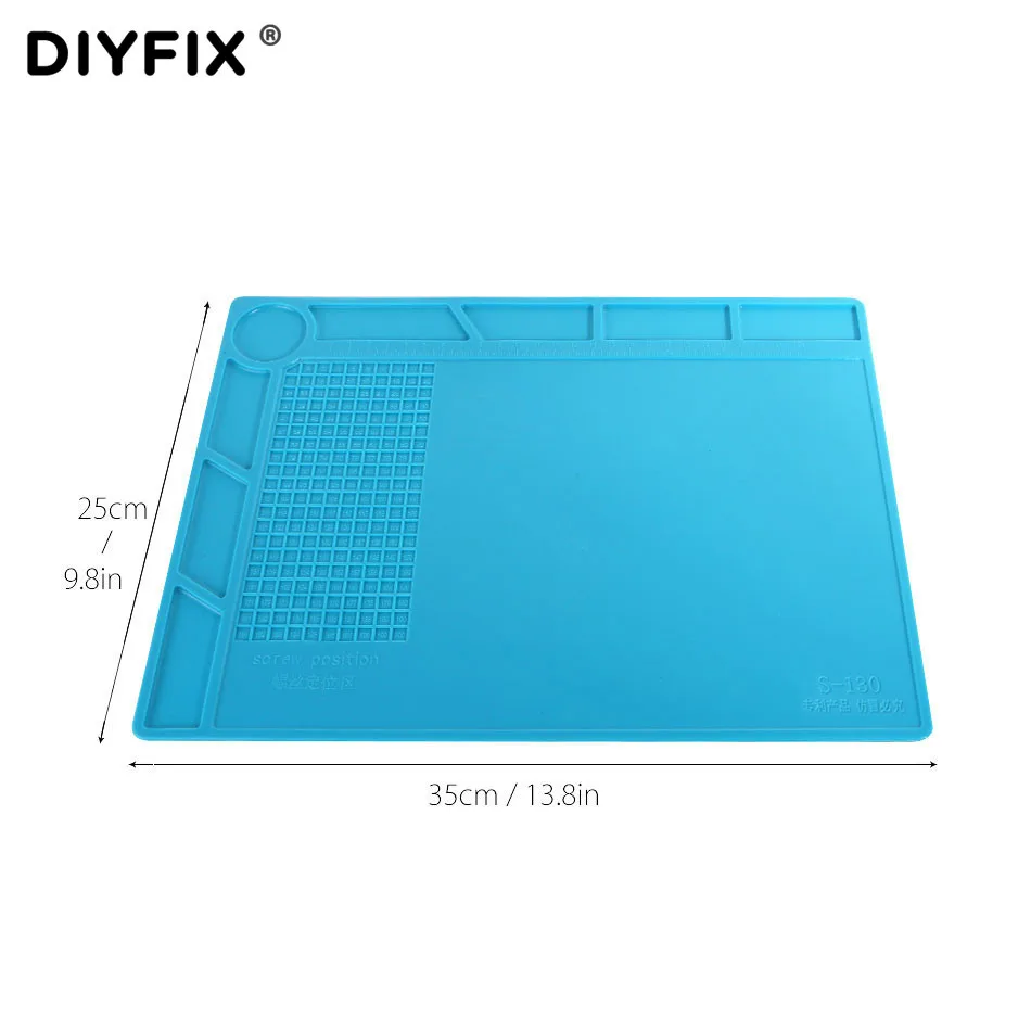 Теплоизоляционный силиконовый рабочий коврик DIYFIX ESD для телефона ПК компьютера