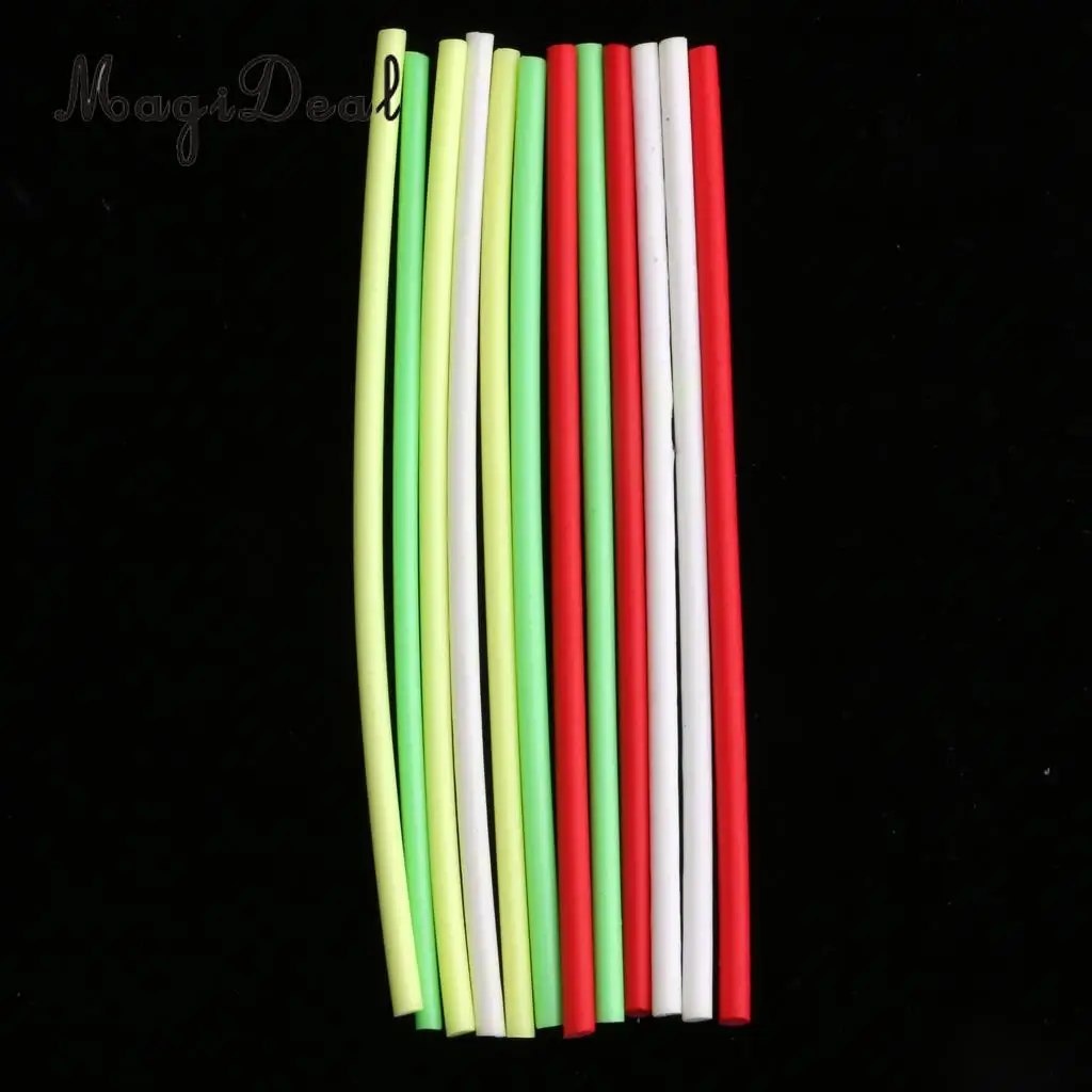 12 шт. яркие искусственные нити для вязания мушек|Наживки рыбной ловли| |