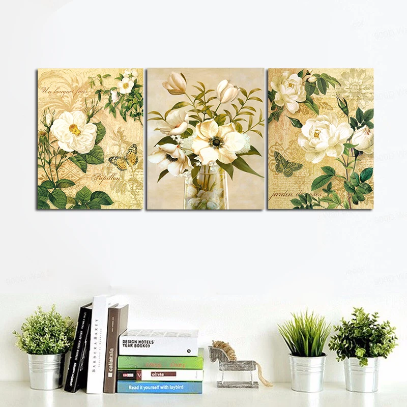 Современные краски на холсте цветы домашний декор по номерам модные настенные