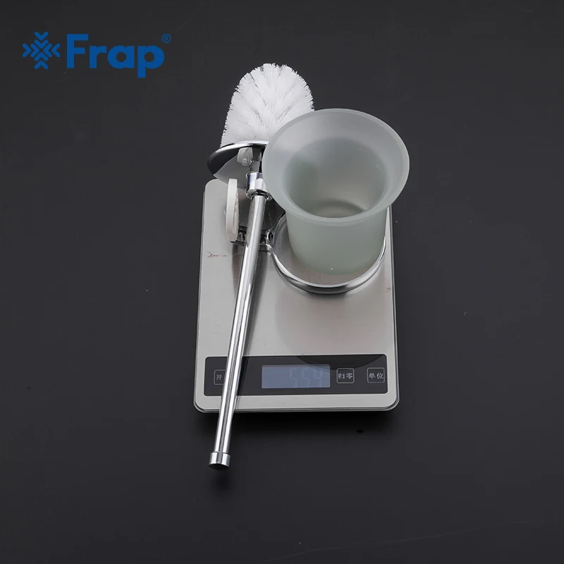 Держатели для туалетных щеток Frap из цинкового сплава настенные стеклянные